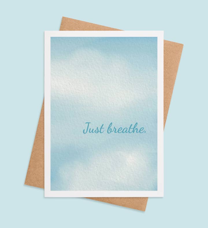 Breathe Easy, Friend Get Well Greeting Card Image