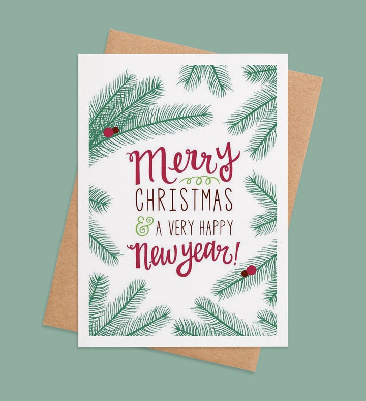 Festive Greetings Of Cheer Greeting Card