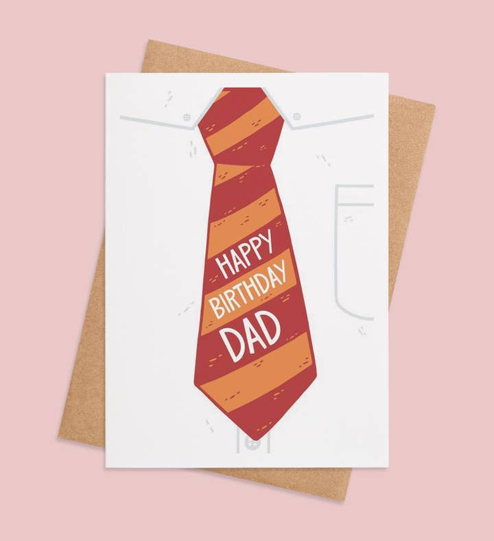 Dapper Dad Celebration Birthday Greeting Card Image
