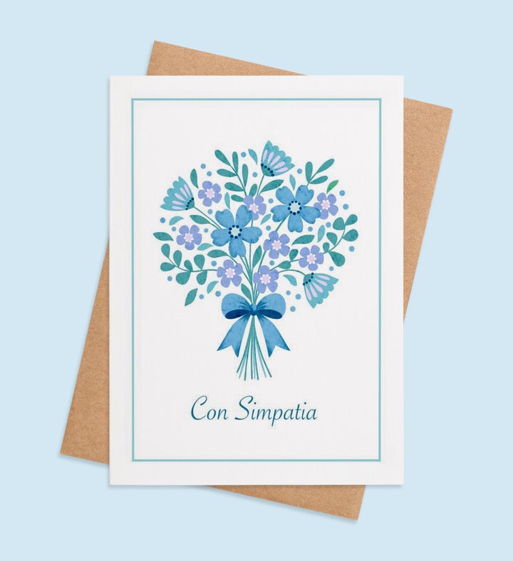 Bunch Of Comfort Sympathy Greeting Card Image