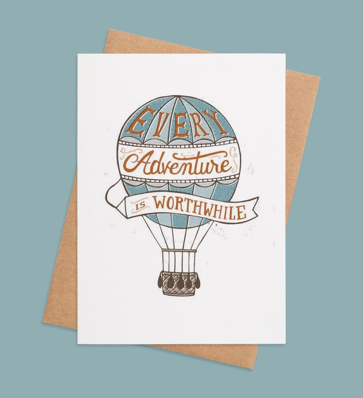 Balloons Of Life Adventure Graduation Greeting Card Image