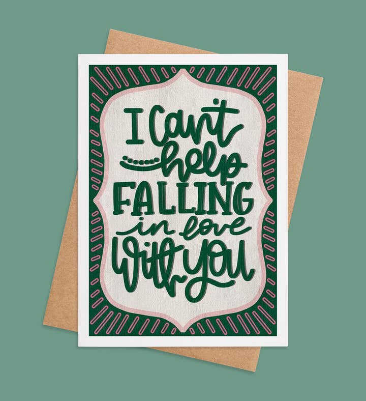 Falling For You Daily Love Romance Greeting Card Image