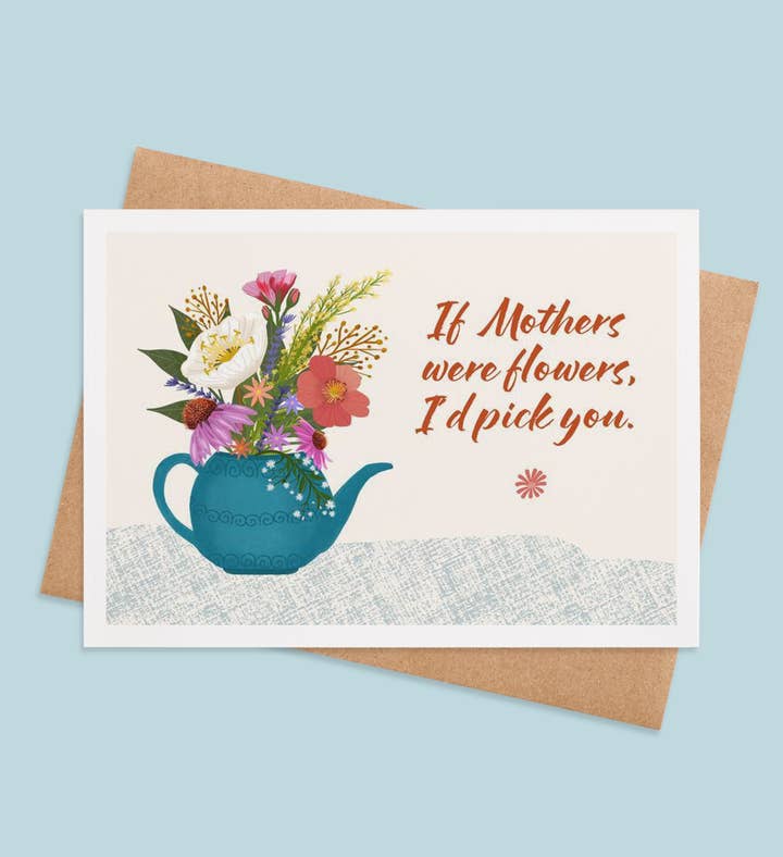 Floral Embrace For Mom Mothers Day Greeting Card Image