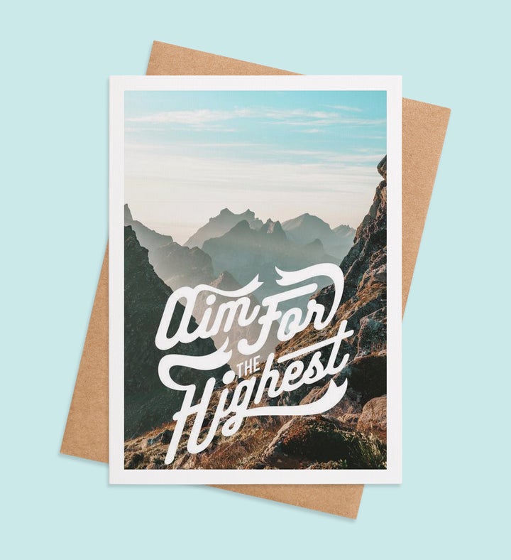 Ascend To Greatness Graduation Greeting Card Image