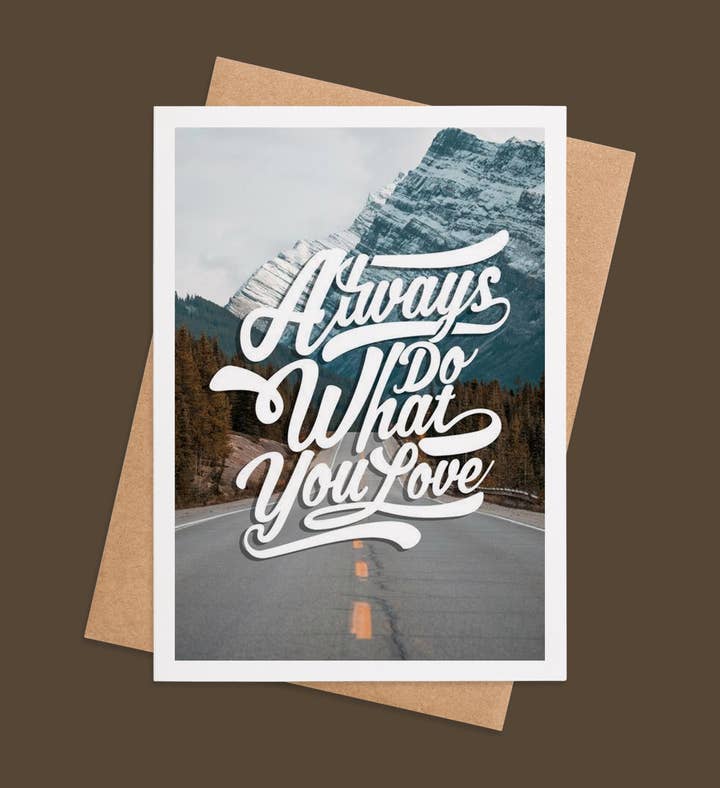 Chase Your Passion Graduation Greeting Card Image