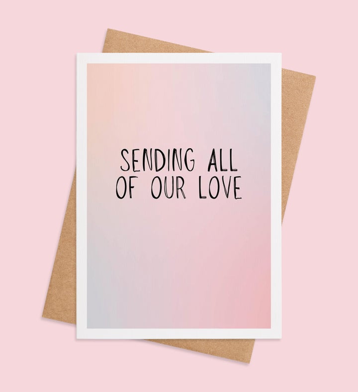 Love In Every Beat Sympathy Greeting Card