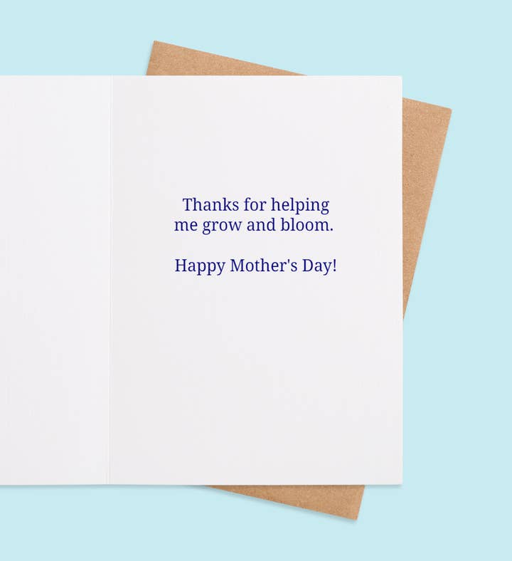 Mom Floral Blessing Inside Image