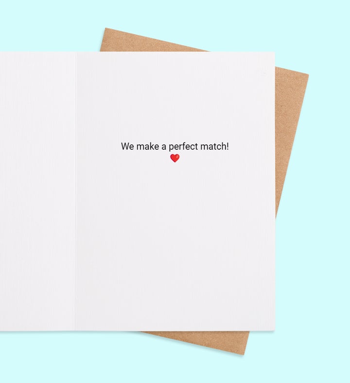 Love Equation Anniversary Greeting Card Inside Image