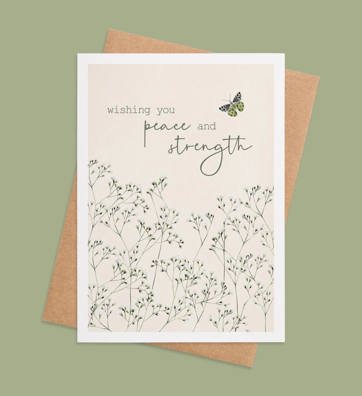 Beneath The Whispering Blooms Encouragement Greeting Card