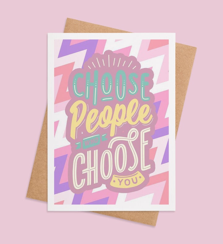 Choose Joyful Connections Encouragement Greeting Card Image