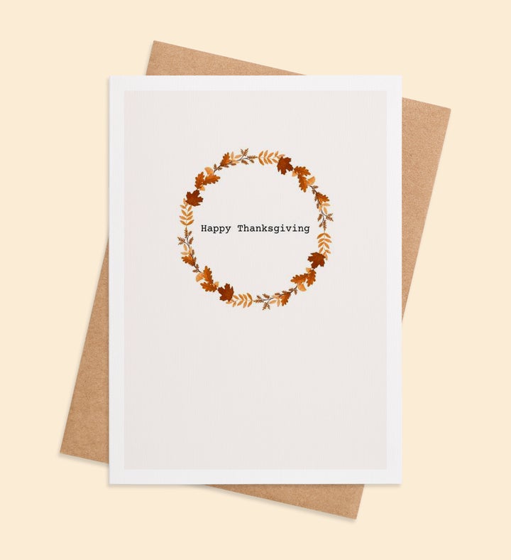 Gratitude Gathered Thanksgiving Greeting Card Image