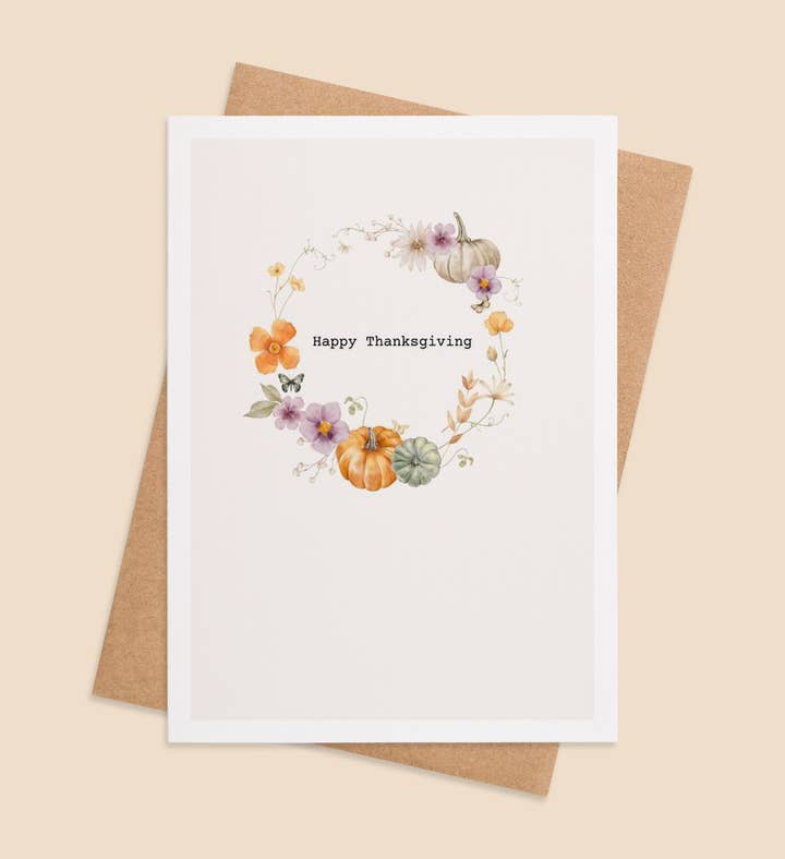 Harvest Of Gratitude Thanksgiving Greeting Card Image