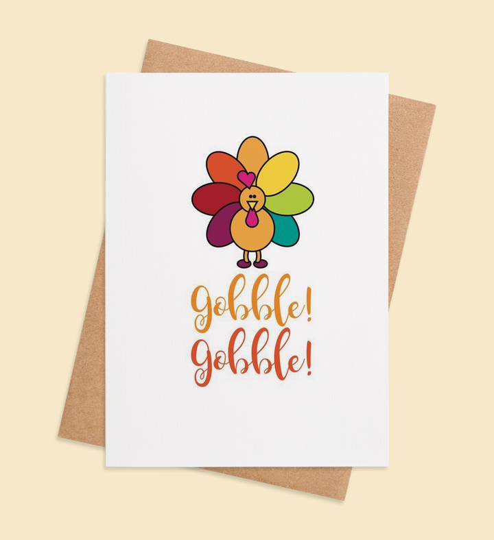 Feathered Feast Greetings Greeting Card