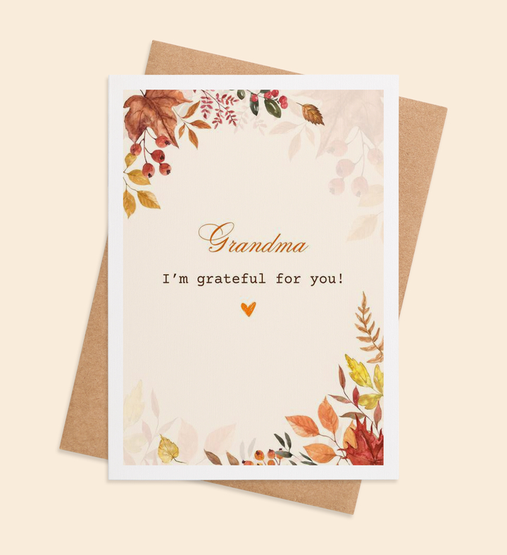 Grandma's Autumn Gratitude 