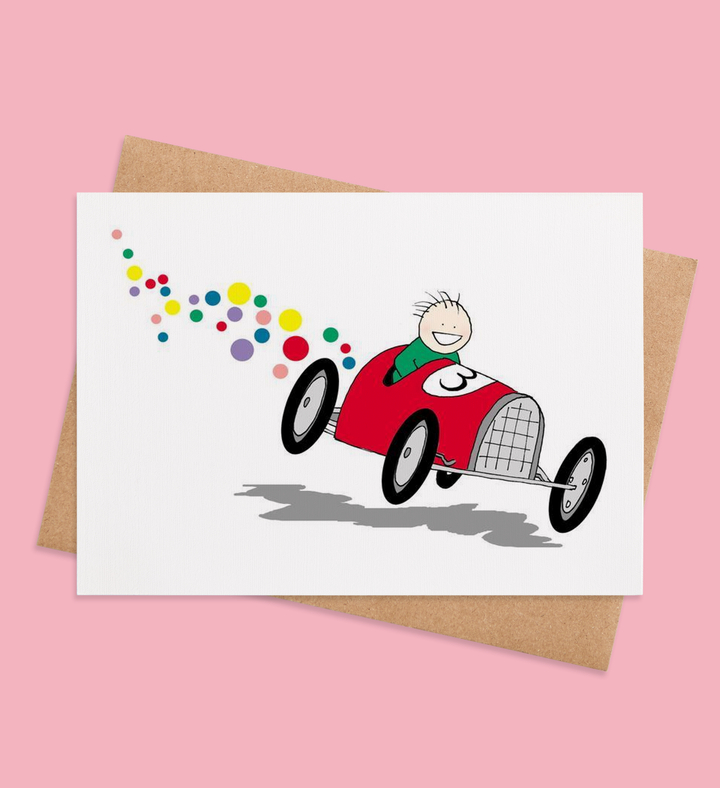 Zooming Into Another Year Greeting Card