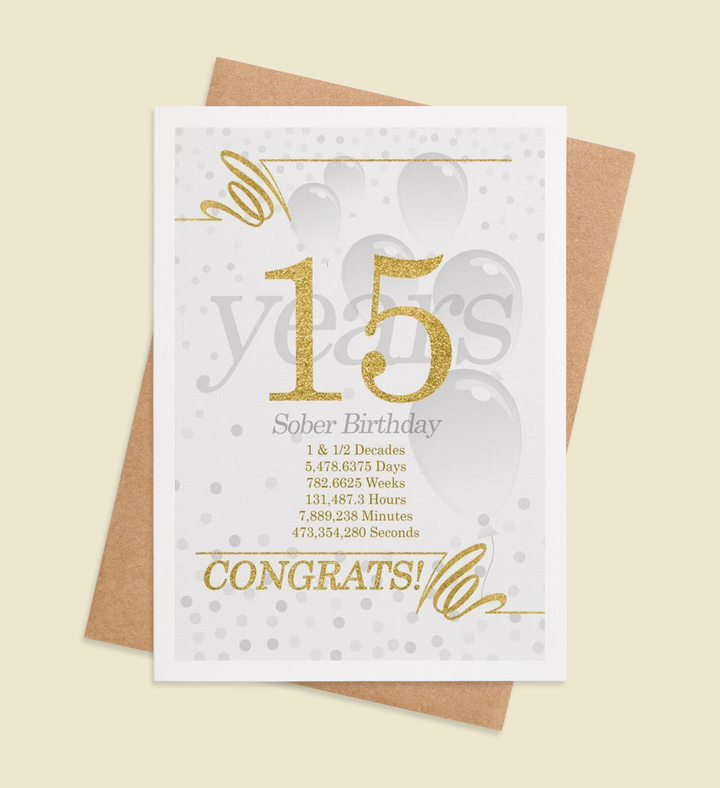 Golden Steps Milestone Greeting Card Image