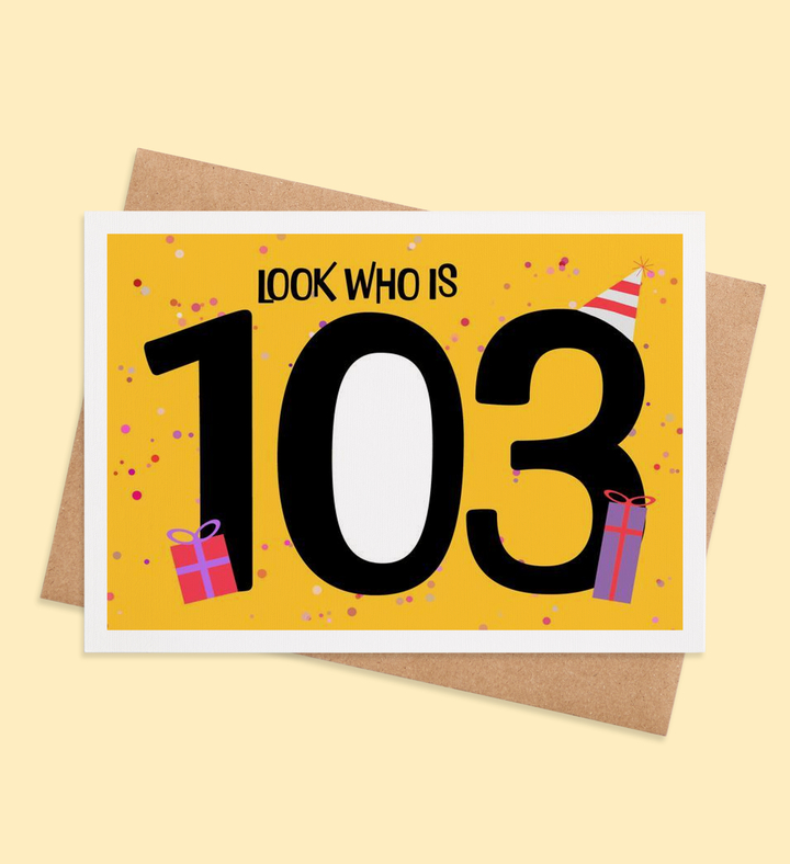 Centennial Plus Three Cheers Greeting Card