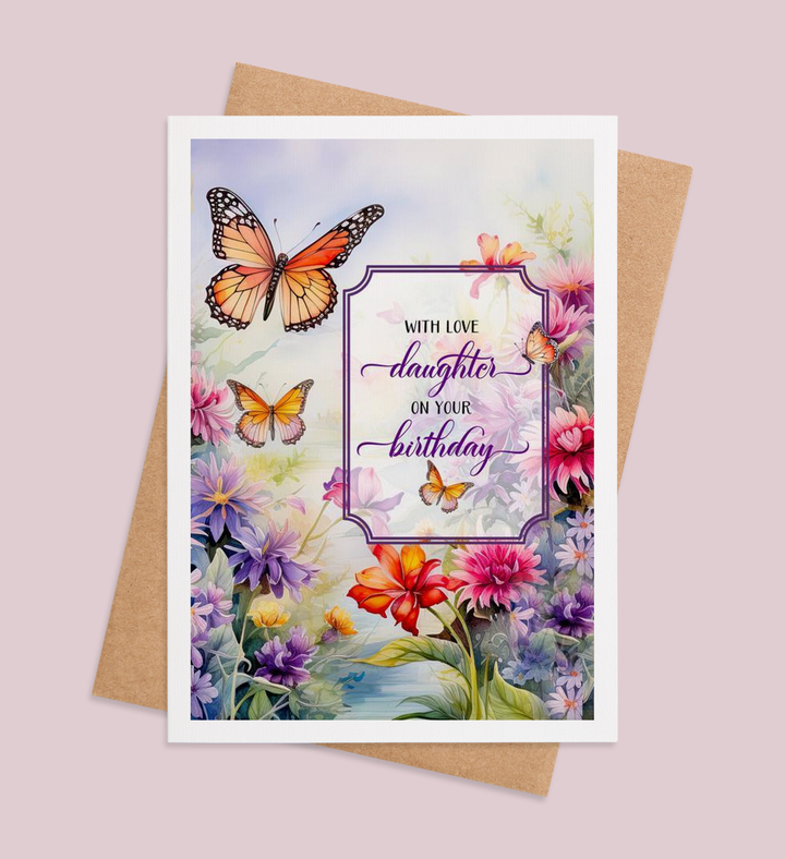 Butterfly Embrace for Daughter 