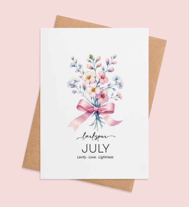 Blossoms of July Greeting Card