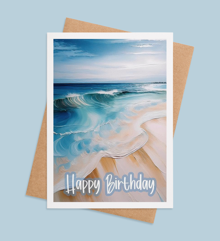 Ocean's Symphony of Celebration Greeting Card