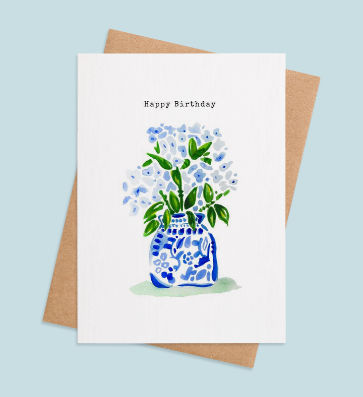 Blooming Wishes Greeting Card