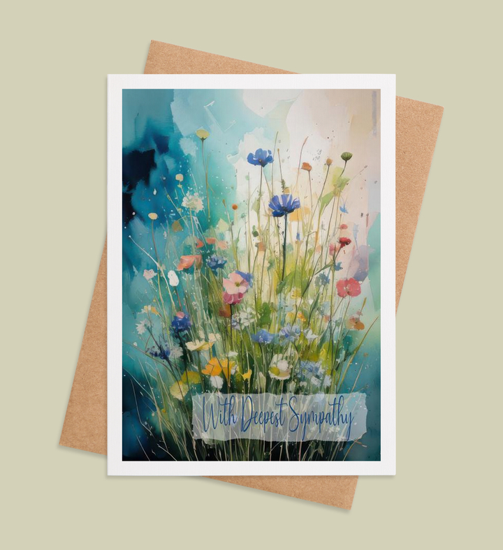 Eternal Grace Bouquet Greeting Card