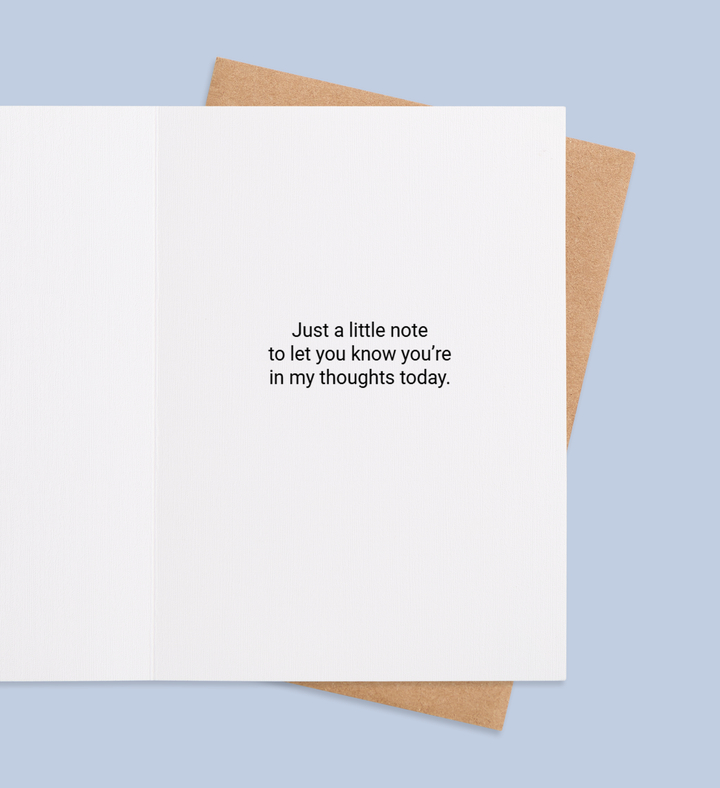 Whisper of Serenity Greeting Card Inside Image