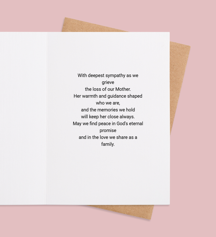 Roses of Eternal Love Greeting Card Inside Image