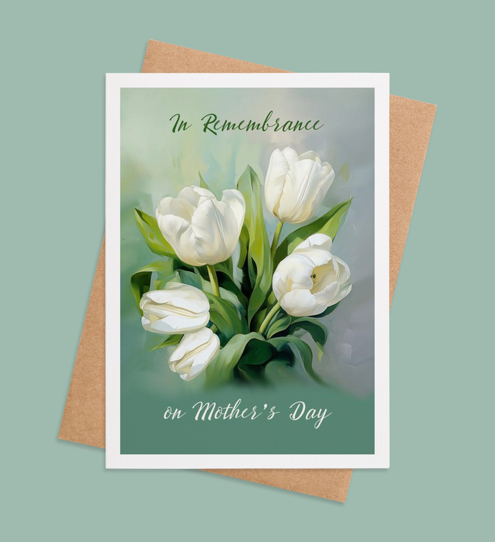 Tulip Elegy Greeting Card Image