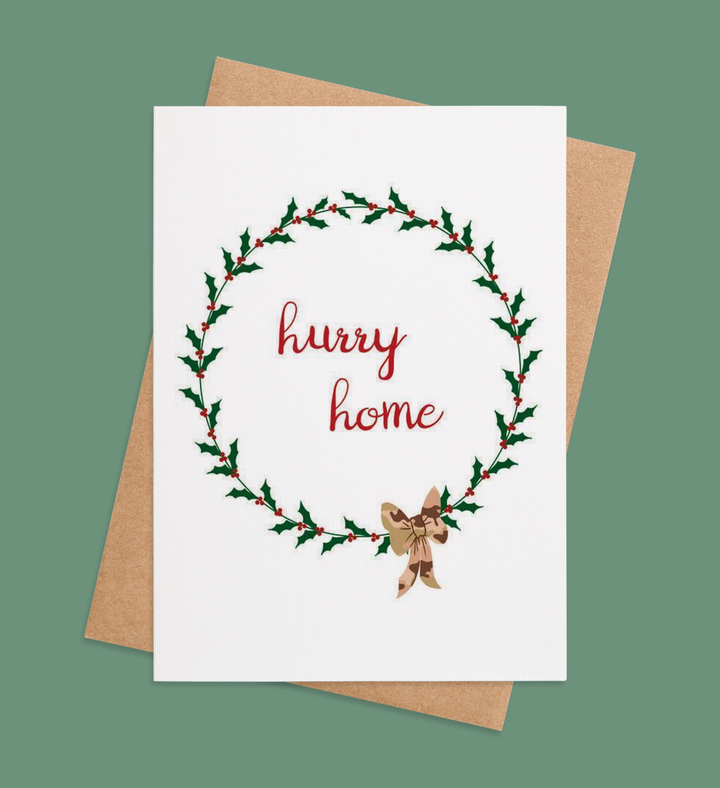 Holly Heartstrings Greeting Card
