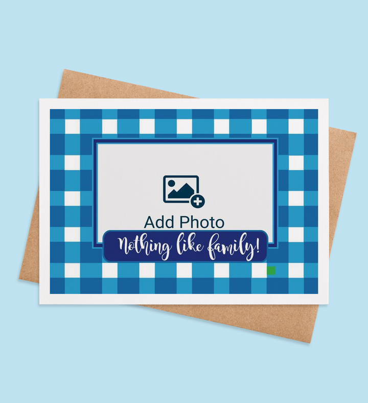 Snapshot Serenade for Family Greeting Card