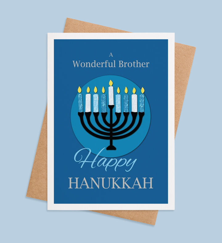 Illuminating Bonds of Hanukkah Greeting Card