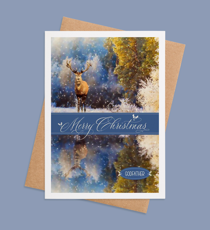 Majestic Yuletide Greetings Greeting Card