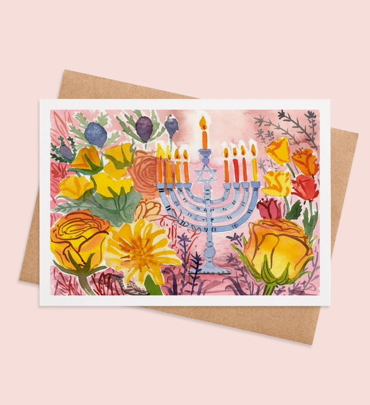Festival of Lights in Bloom Greeting Card Image
