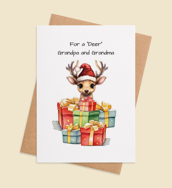 Reindeer Wishes: A Gift for Loved Ones Greeting Card Image