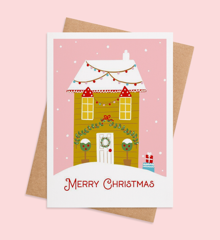 Festive Home Glow Greeting Card