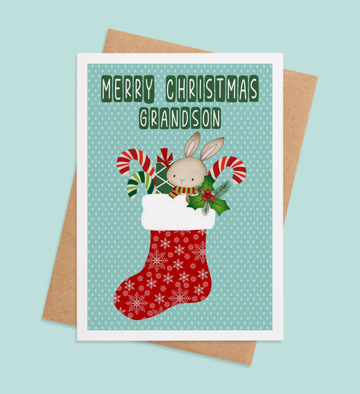 Stocking Full of Holiday Joy Greeting Card Image