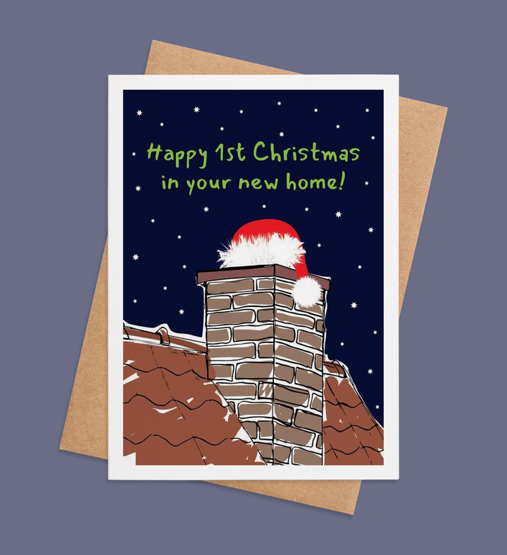 Chimney Cheers Greeting Card
