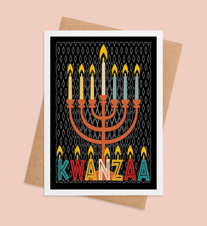 Illuminations of Kwanzaa Greeting Card Image