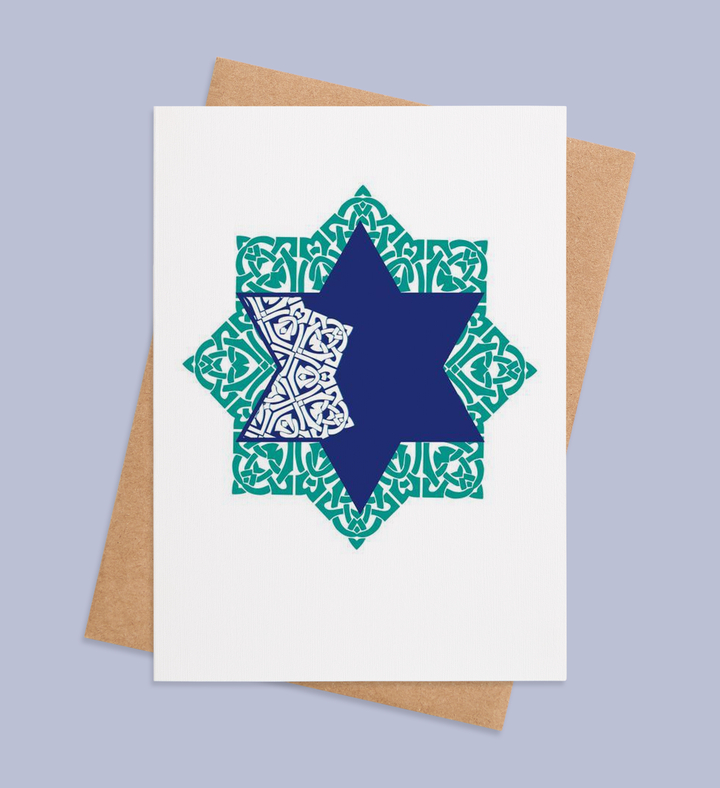 Star of Harmony Greeting Card
