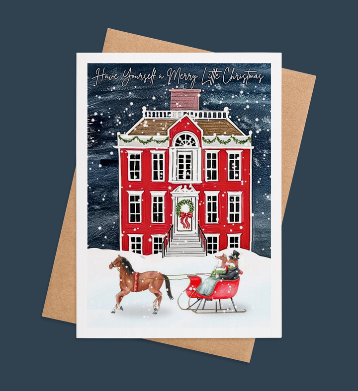 Sleigh Bells Serenade Greeting Card