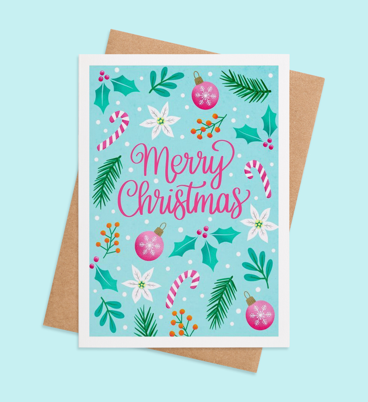 Frosted Festivities Greeting Card