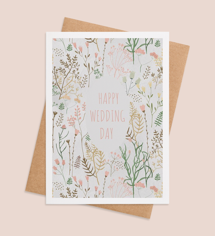 Floral Harmony Wedding Wishes