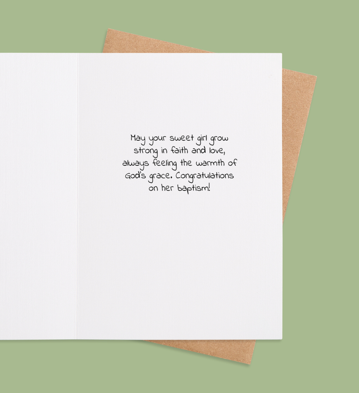 Graceful Blooms of Baptism Inside view