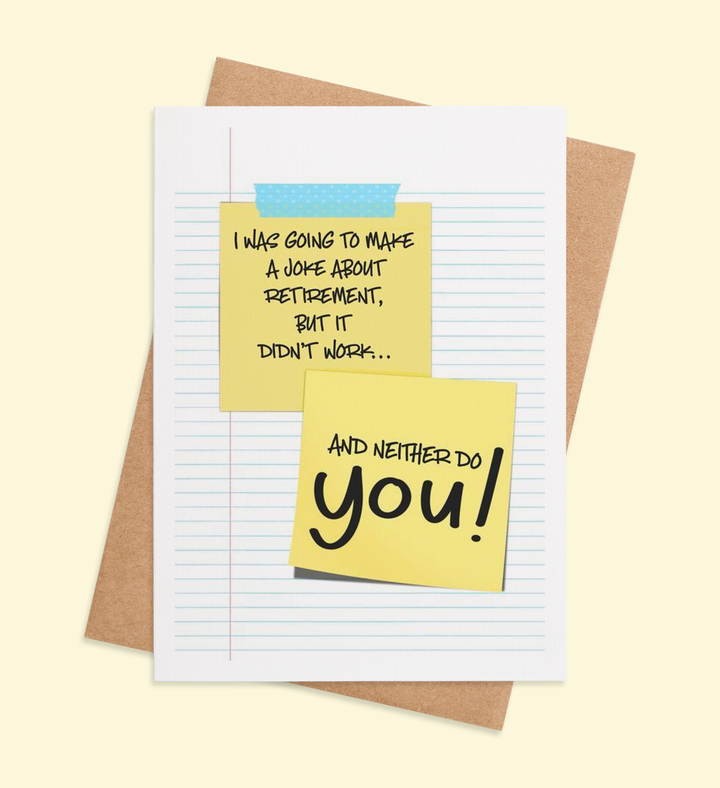 Post-It Retirement Wit